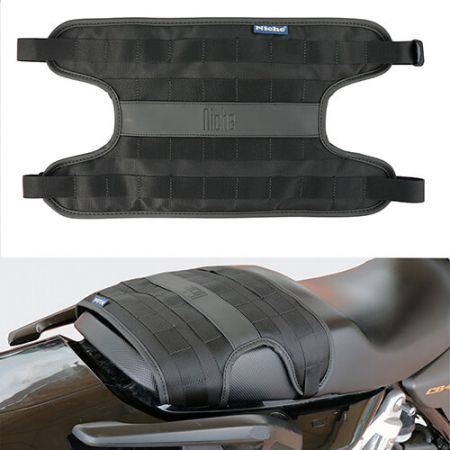 Wholesale Rear Pad with MOLLE System Webbing Loop - Motorcycle Saddle bag Mounting strap with Molle bars